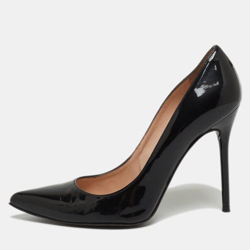 Stuart Weitzman Black Patent Leather Heist Pointed Toe Pumps Size 36.5 - Stuart Weitzman - Modalova