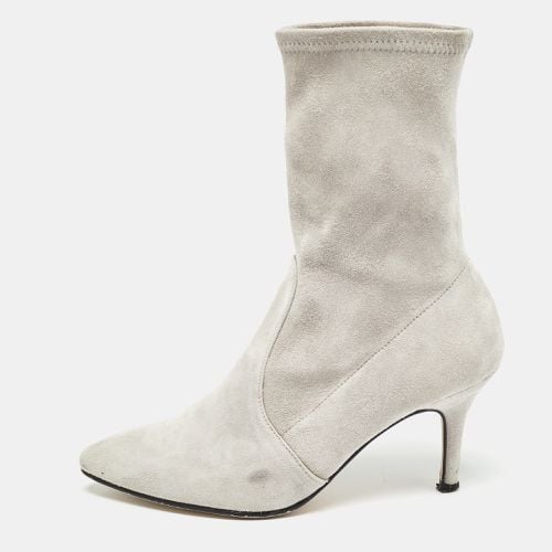 Stuart Weitzman Grey Suede Ankle Booties Size 36.5 - Stuart Weitzman - Modalova