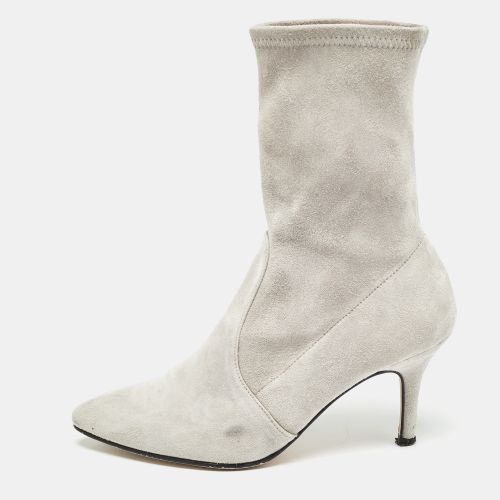 Size 36.5 Suede Ankle Length Boots - Stuart Weitzman - Modalova