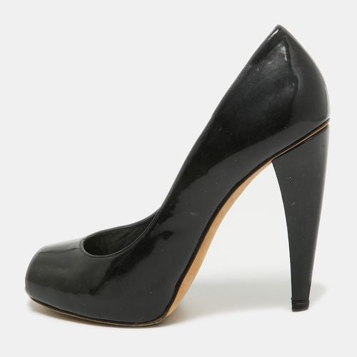 Stuart Weitzman Black Patent Platform Round Toe Pumps Size 39.5 - Stuart Weitzman - Modalova