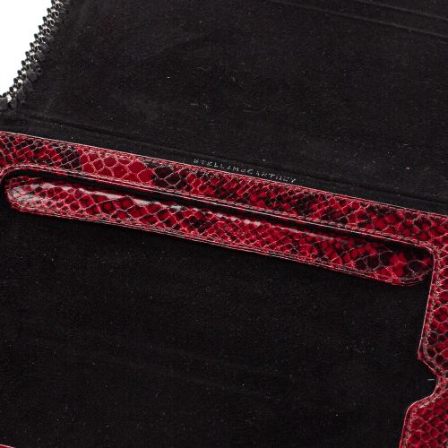 Python Print Faux Leather Falabella iPad Holder - Stella McCartney - Modalova
