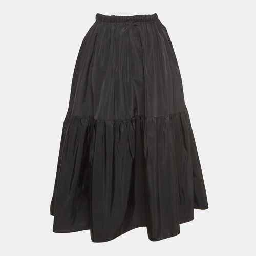 Stella McCartney Black Silk Blend Tiered Midi Skirt S - Stella McCartney - Modalova