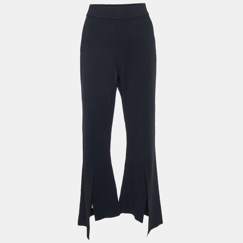 Stella McCartney Black Jersey Wide Leg Trousers L - Stella McCartney - Modalova