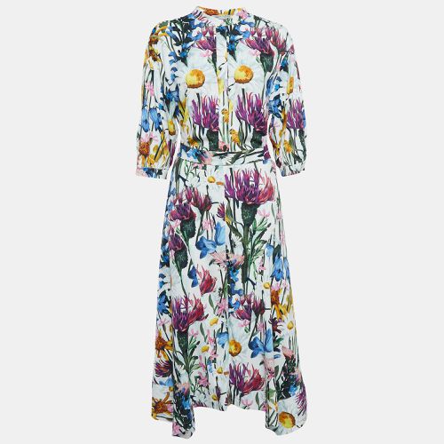 Stella McCartney Multicolor Floral Print Stretch Crepe Maxi Dress M - Stella McCartney - Modalova