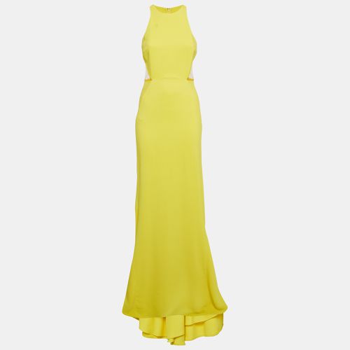 Stella McCartney Yellow Crepe Sleeveless Maxi Dress M - Stella McCartney - Modalova