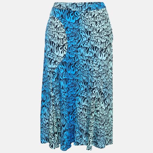 Stella McCartney Blue Printed Midi Skirt S - Stella McCartney - Modalova