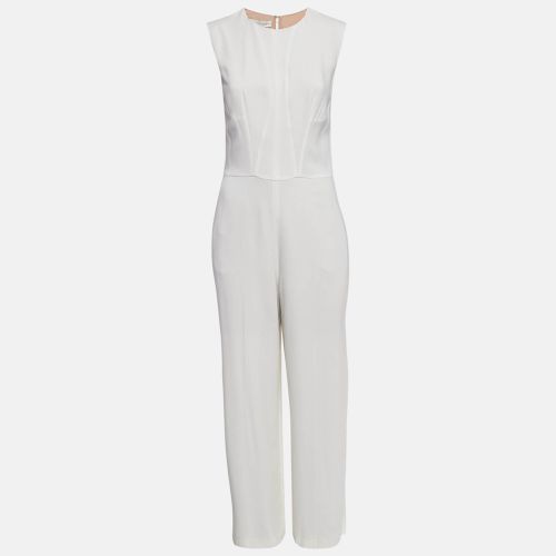 Stella McCartney White Chiffon Sleeveless Jumpsuit S - Stella McCartney - Modalova