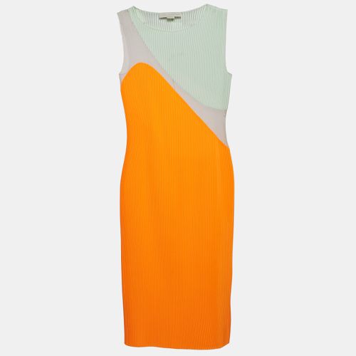 Stella McCartney Multicolor Plisse Paneled Midi Dress XS - Stella McCartney - Modalova