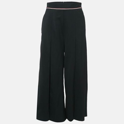 Stella McCartney Black Wool Pleated Wide Leg Pants S - Stella McCartney - Modalova