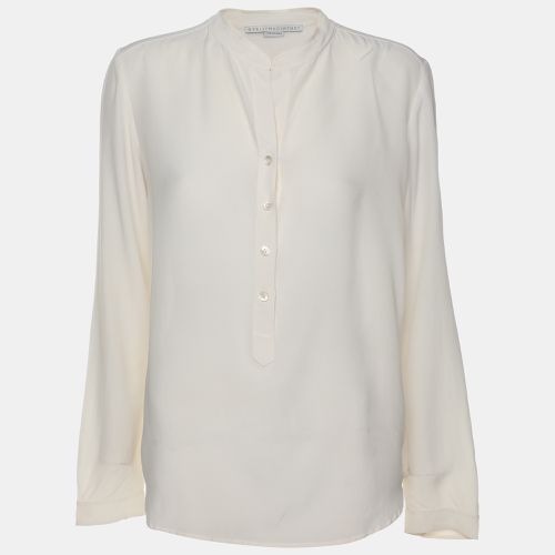 Stella McCartney Cream SIlk Top XS - Stella McCartney - Modalova