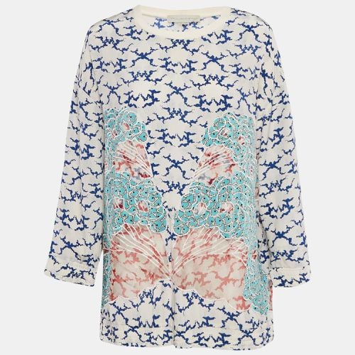 Printed & Embroidered Silk Jumper M - Stella McCartney - Modalova