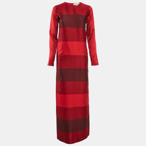 Stella McCartney Red Crepe Full Sleeve Maxi Dress S - Stella McCartney - Modalova