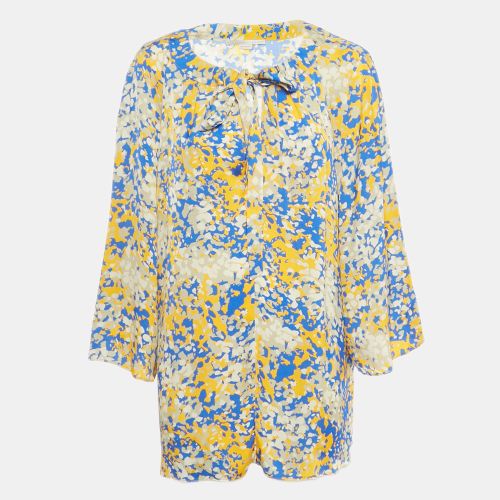 Stella McCartney Blue Tops/Yellow Printed Crepe Tunic L - Stella McCartney - Modalova