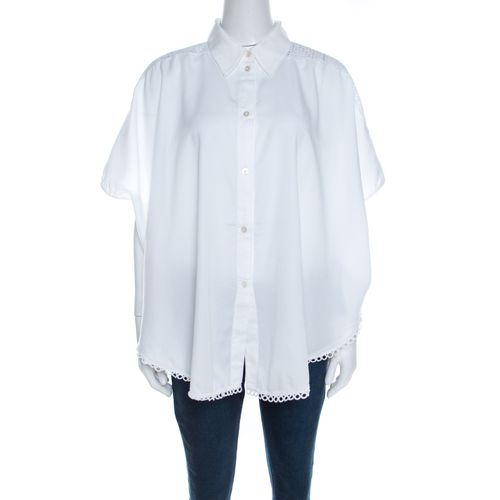 Eyelet Embroidered Oversized Box Shirt L - Stella McCartney - Modalova