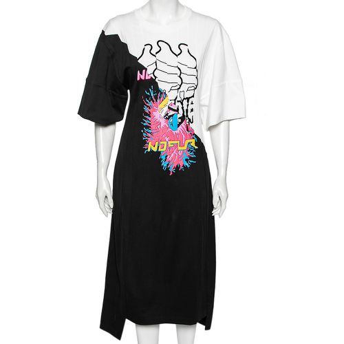 Stella McCartney Monochrome Cotton Printed Sweatshirt Dress M - Stella McCartney - Modalova