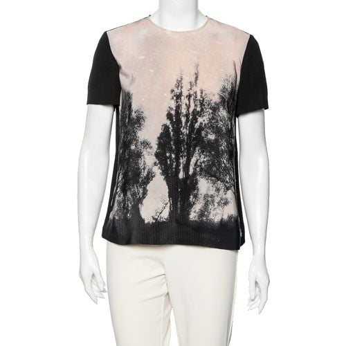 Stella McCartney Pink/Black Crepe Tree Printed Top M - Stella McCartney - Modalova