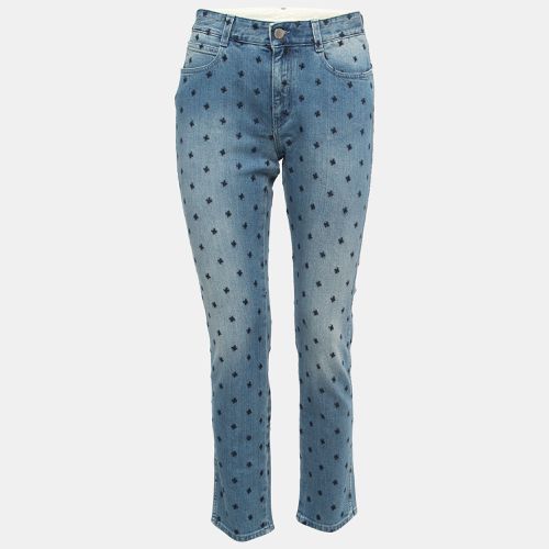 Stella McCartney Blue Star Embroidered Denim Skinny Jeans M Waist 27" - Stella McCartney - Modalova