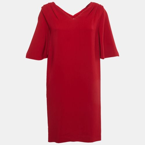 Crepe Gathered Shoulder Shift Dress S - Stella McCartney - Modalova