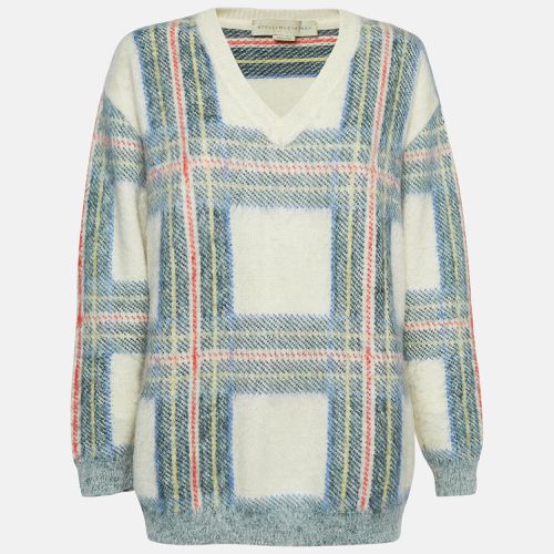 And Green Plaid Wool Blend Sweater S - Stella McCartney - Modalova