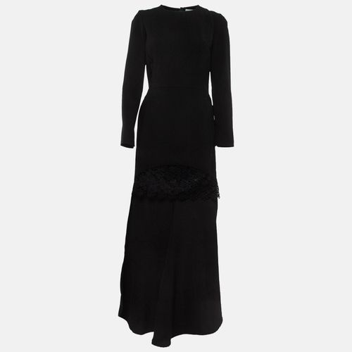 Stella McCartney Black Candy Lace Trim Cotton High Low Dress S - Stella McCartney - Modalova