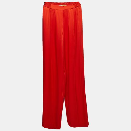 Satin Straight Leg Trousers M - Stella McCartney - Modalova