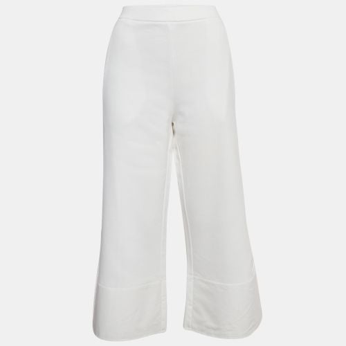 Stella McCartney White Cotton Wide-Leg Sweatpants M - Stella McCartney - Modalova