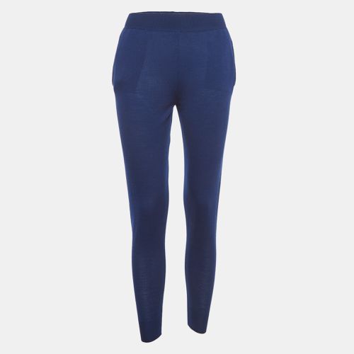 Stella McCartney Blue Wool Elasticated Waist Joggers S - Stella McCartney - Modalova