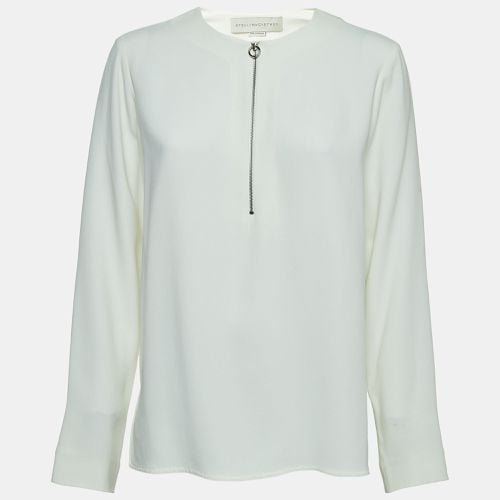 Off Crepe Long Sleeve Blouse S - Stella McCartney - Modalova