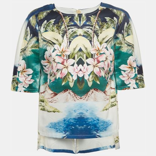 Stella McCartney Multicolor Hawaiian Print Cotton Buttoned Back Detail Top S - Stella McCartney - Modalova