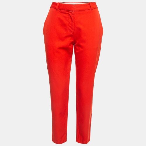 Stella McCartney Red Wool Slim Fit Trousers M - Stella McCartney - Modalova