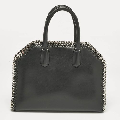 Stella McCartney Black Faux Leather Falabella Box Satchel - Stella McCartney - Modalova