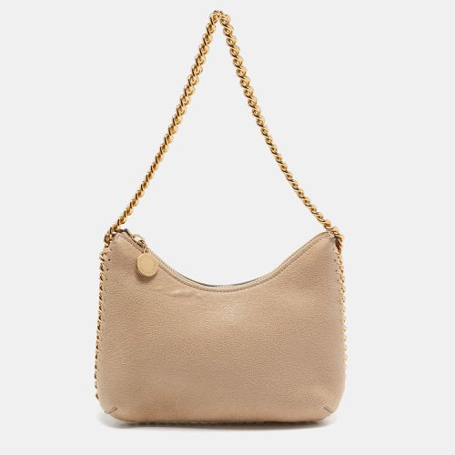 Stella McCartney Beige Faux Suede Mini Falabella Shoulder Bag - Stella McCartney - Modalova