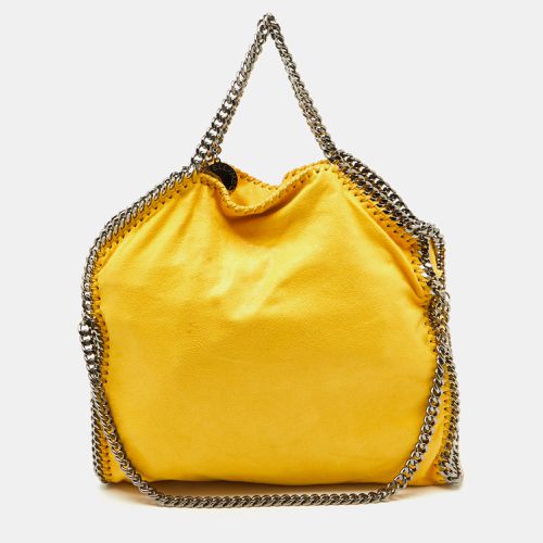 Stella McCartney Yellow Faux Suede Small Falabella Tote - Stella McCartney - Modalova