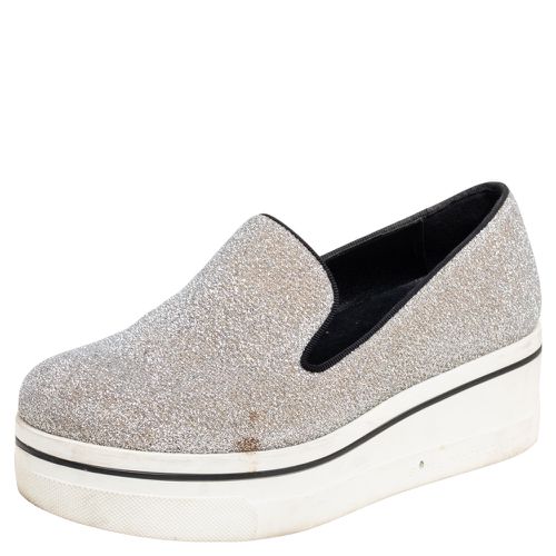 Glitter Platform Sneakers Size 35 - Stella McCartney - Modalova