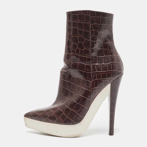 Croc Embossed Ankle Boots Size 37 - Stella McCartney - Modalova