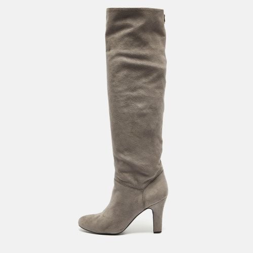 Stella McCartney Grey Suede Knee Length Boots Size 39 - Stella McCartney - Modalova