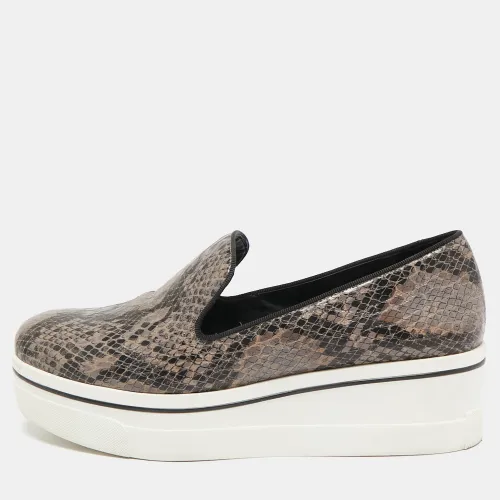 Binx Size 41 Faux Python Leather Slip On Sneakers - Stella McCartney - Modalova