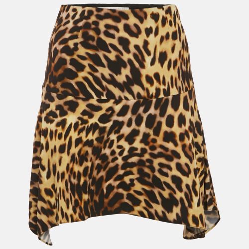 Black/ Tortoise Shell Print Satin Envers Mini Skirt XS - Stella McCartney - Modalova