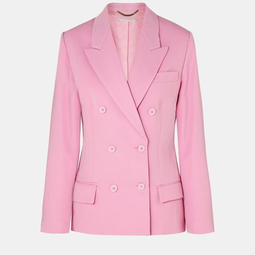 Stella McCartney Pink Wool Double Breasted Blazer XL(IT 46) - Stella McCartney - Modalova