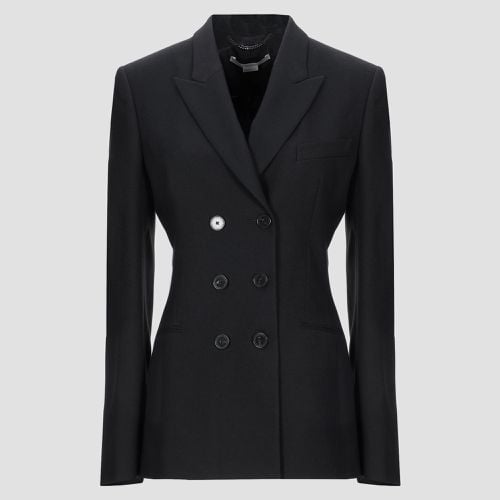 Stella McCartney Black Wool Double Breasted Blazer S (IT 38) - Stella McCartney - Modalova