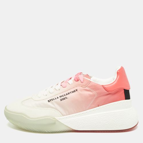 Stella McCartney Tricolor Faux Suede and Fabric Loop Sneakers Size 36 - Stella McCartney - Modalova