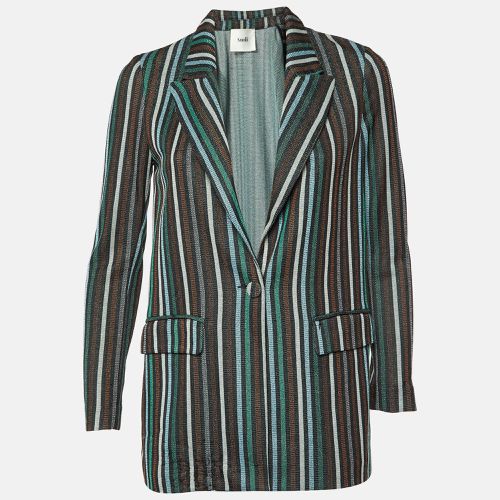 Suoli Metallic Lurex Knit Single Breasted Blazer S - Suoli - Modalova