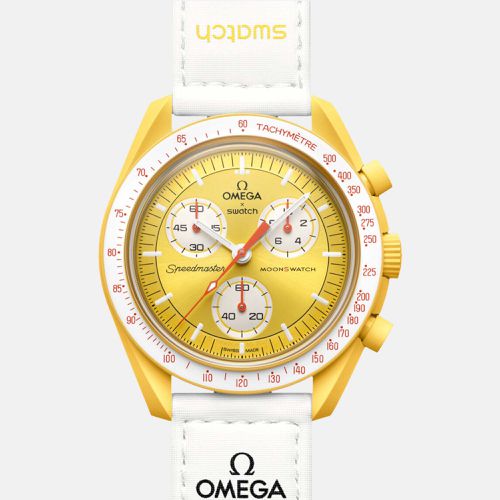 Omega X Swatch Yellow Velcro Moon Swatch Mission To The Sun Watch 42 mm - Swatch - Modalova