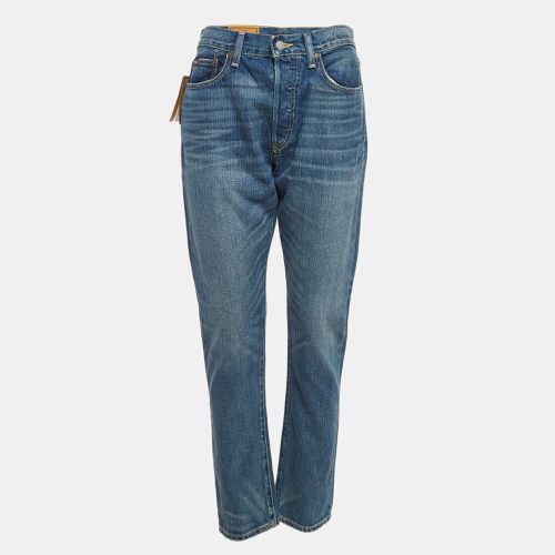 Polo Ralph Lauren Blue Denim The Callen High-Rise Slim Jeans M Waist 29" - Polo Ralph Lauren - Modalova