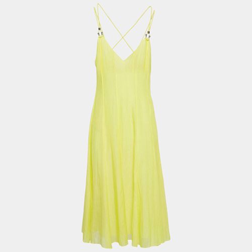 Polo Ralph Lauren Yellow Cotton Wynonna Midi Dress L - Polo Ralph Lauren - Modalova