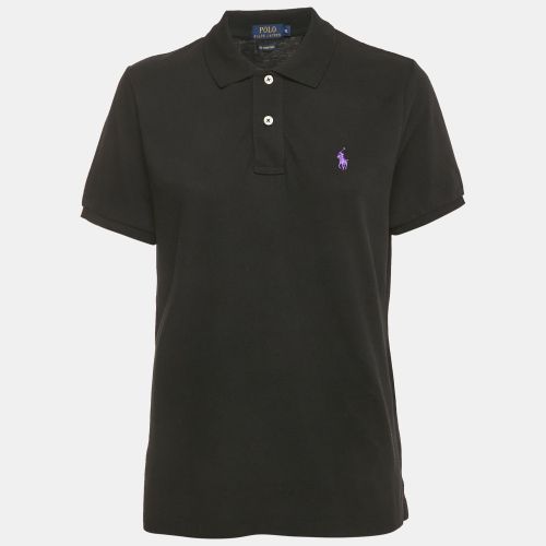 Polo Ralph Lauren Black Cotton Pique Skinny Polo T-Shirt XL - Polo Ralph Lauren - Modalova