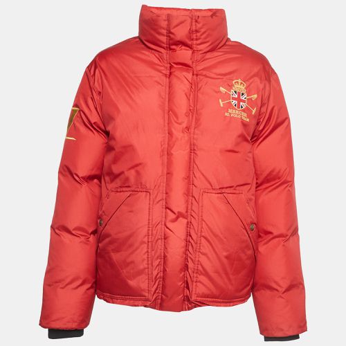 Polo Ralph Lauren Red Graphic Print Synthetic Buttoned Down Jacket XS - Polo Ralph Lauren - Modalova