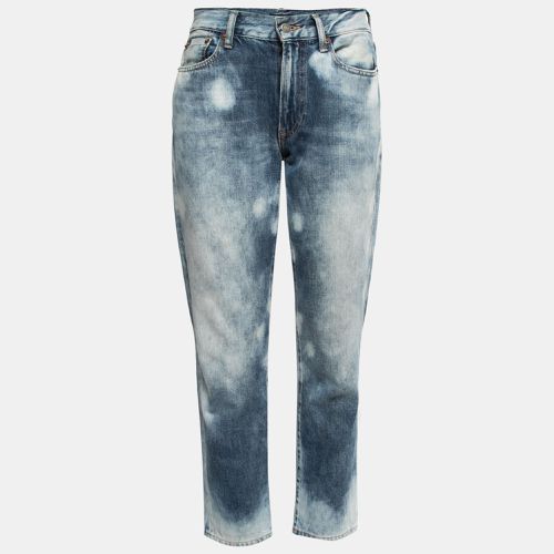 Polo Ralph Lauren Blue Dyed Washed Denim Avery Boyfriend Jean M Waist 27" - Polo Ralph Lauren - Modalova