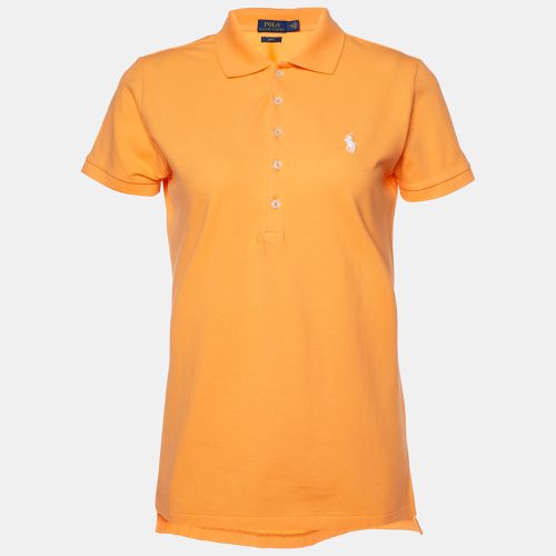 Polo Ralph Lauren Orange Stretch Cotton Slim Fit Polo T-Shirt M - Polo Ralph Lauren - Modalova