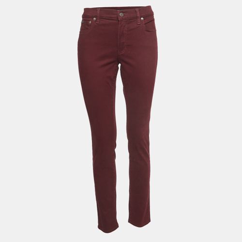 Polo Ralph Lauren Burgundy Cotton Skinny Pants L - Polo Ralph Lauren - Modalova